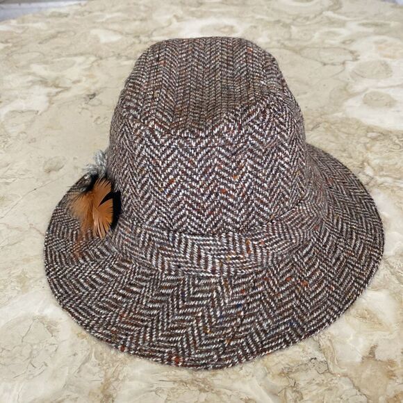 Hanna Hats Donegal Handcrafted Irish Tweed Walking Hat - Mint Condition - Picture 5 of 16
